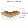 Diycoming 1pcs Aramid Honeycomb Core Sheet Panel 300x300x15mm Ultra-Lightweight for