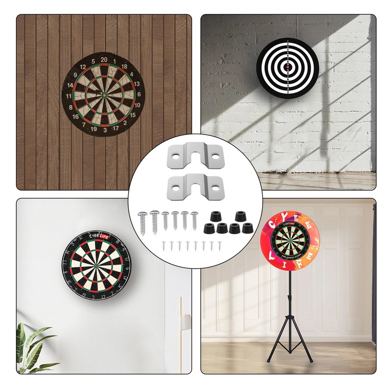 CyeeLife Dartboard Mounting Bracket,Dartboard Hanging Bracket for Steel Dart Games,Dart