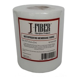 J-Fiber High Density Fiberglass Waterproofing Membrane Fabric - 6" X 75' Roll