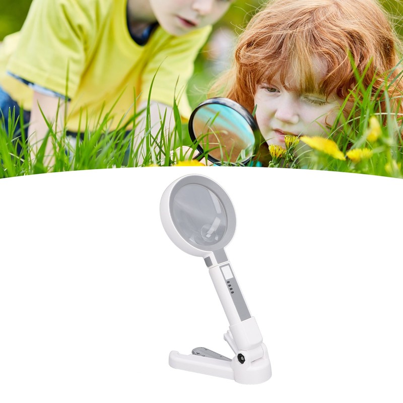 Magnifying Glass 5X 11X 18 LED Rechargeable 3 Brightness Levels