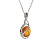 Artisana-Schmuck Amber Pendant, Modern Pendant (without Chain) Made of Amber,