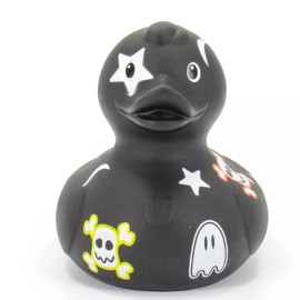 Bud Ducks Punk Goth Emo Black Rubber Ducky Large - Jeep Ducking - FAST US Shipper