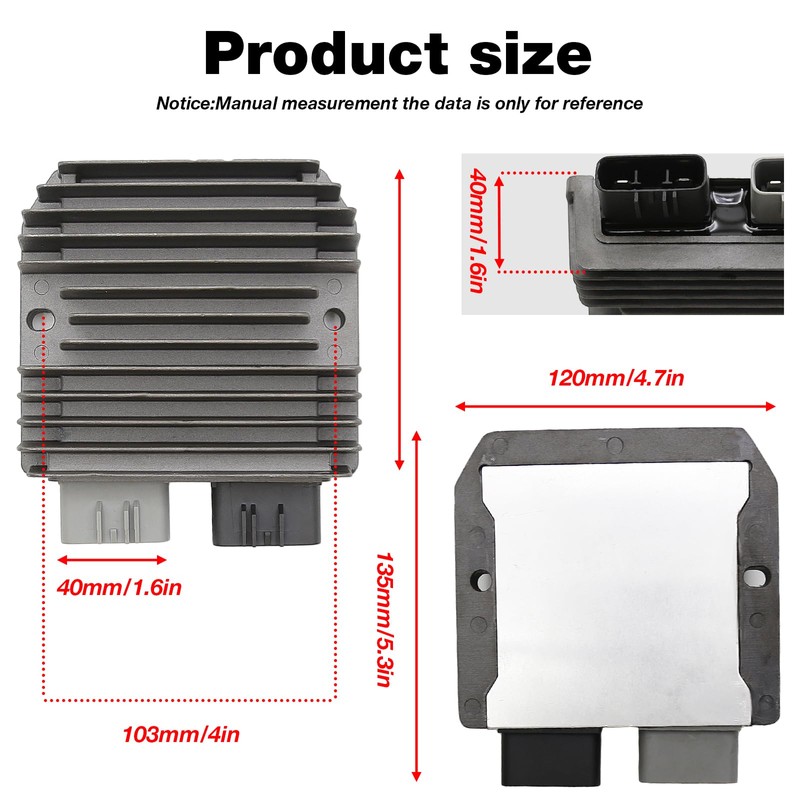 Saihisday Voltage Regulator Rectifier Replacement for Can-Am Commander, Outlander, Renegade,