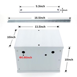 CNRAQR Complete Aluminum Battery Box Relocation Kit Universal Billet Race Off Road Kit(Cable not included)