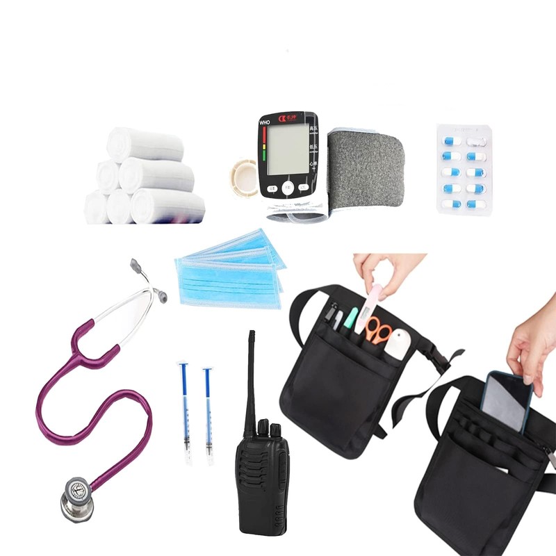 Nurse Pouch, Work, Belt Pouch, Suitable for Nurses, Hairdressers, Nurses,