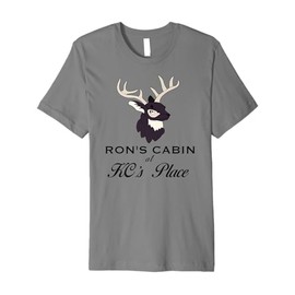 Ron's Cabin at KC's Place Logo 1 Premium T-Shirt