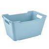 keeeper 6 Litre Textured Storage Box Lotta Nordic Blue
