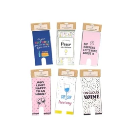The Wine Box Celebration Cover, 10-Inch, Decorative Cover for All Occasions, 6 Pack