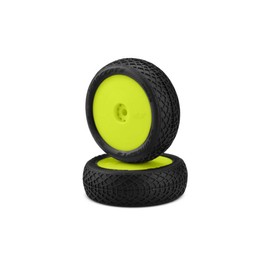 J Concepts Inc. Ellipse Tire Green Compnd FR Yellow Wheel 2 JCO40022211 RC Tire