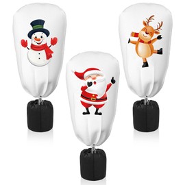 Lyneun Winter Protection for Plants, Frost Protection, 90 x 110 cm, Frost Protection Plants, Reusable Plant Protection, Winter with Zip Drawstring, Christmas Plants, Winter Protection for Trees (3,