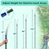 Manual Pole Saw for Tree Trimming, 10FT Pole Saw with