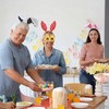 24 Pcs Easter Bunny Ears Headbands Glasses Set Easter Party