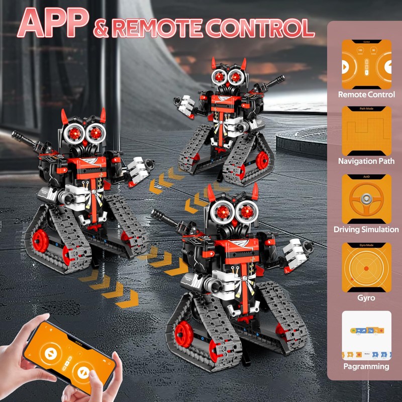 JOYTREKY Technic Robot Remote Control Building Toy 3 in 1