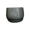 New 5" D Charcoal Gray Potbelly Shape Plant Planter Pot