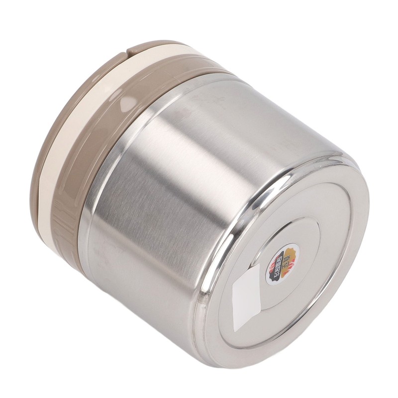 304 Stainless Steel Porridge Box Portable Round Insulated Lunch Container