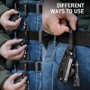 FEGVE Duty Belt Key Holders Titanium Carabiner Keychain Belt Clip