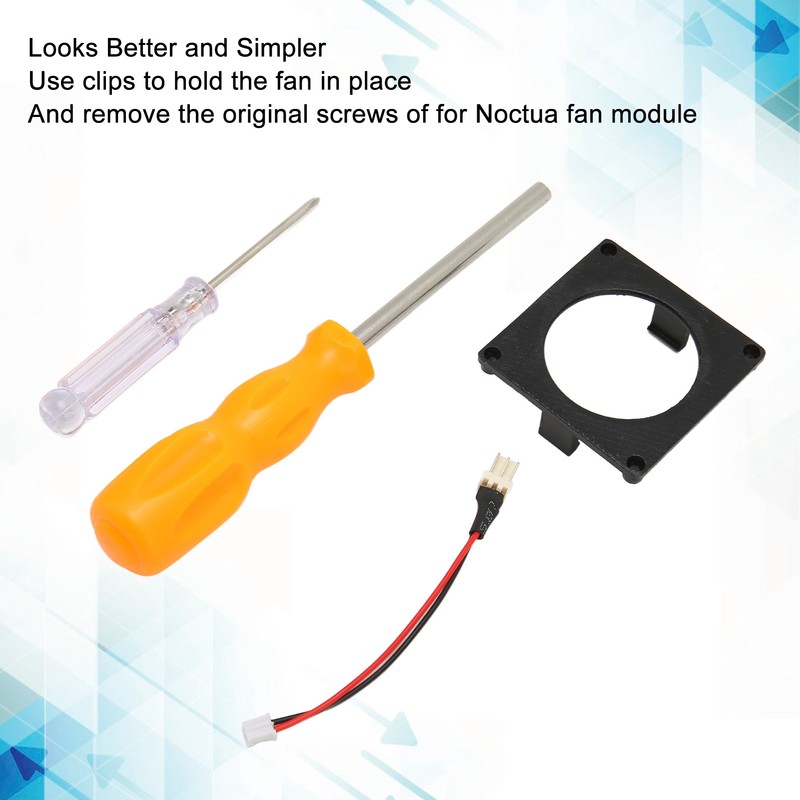 Fan 3D Print Mount Kit Replacement Game Console Cooling Fan