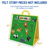 AKAYOK Foldable Felt Board for Toddlers Flannel Board Stories for