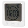 Digital Display Thermometer White Outdoor Garden Waterproof Temperature Meter with
