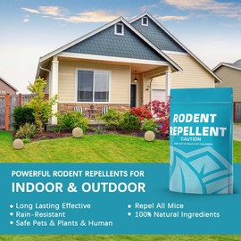 Kopplvn Rodent Repellent, Mice Repellent Indoor, Mouse Repellents Outdoor, Peppermint to Repel Mice and Rats, Mouse Deterrent, Rat Repellant for House, Mice Control for Car/Garage-8P