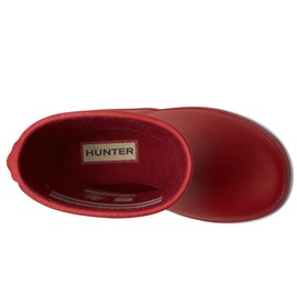Hunter Little Kids Original First Classic Rain Boot, Military Red, 12