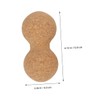 Beavorty Cork Massaging Ball Hand Exercise Small Peanut Ball for