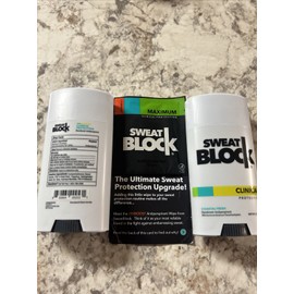 SWEATBLOCK 2 SweatBlock CLINICAL Deodorant Antiperspirant for Women & Men - 48-Hour High