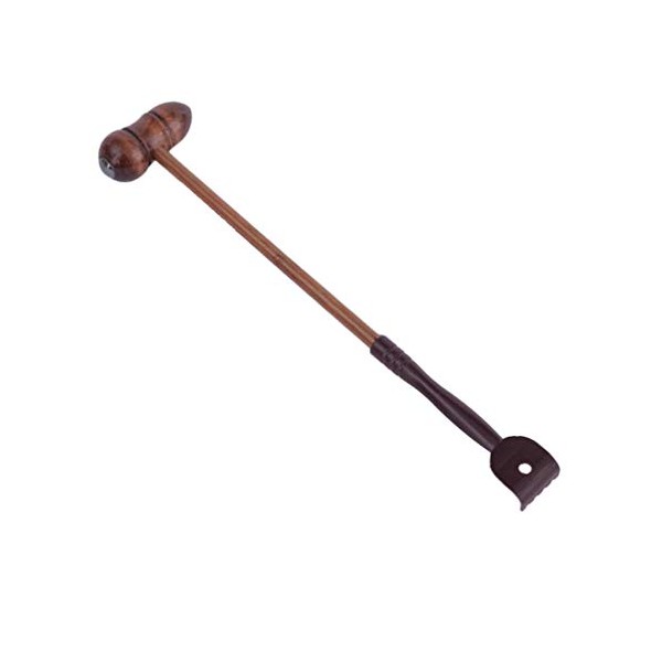HEALLILY Massage Hammer Stick Wooden Handle for Shoulder Muscle Neck