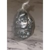 Real 999 Fine Silver Statue 2.36 inch HBuddha Carry Yuanbao