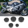 5PCS Motorcycle Frame Hole Cover Caps Plug Kit Decor for