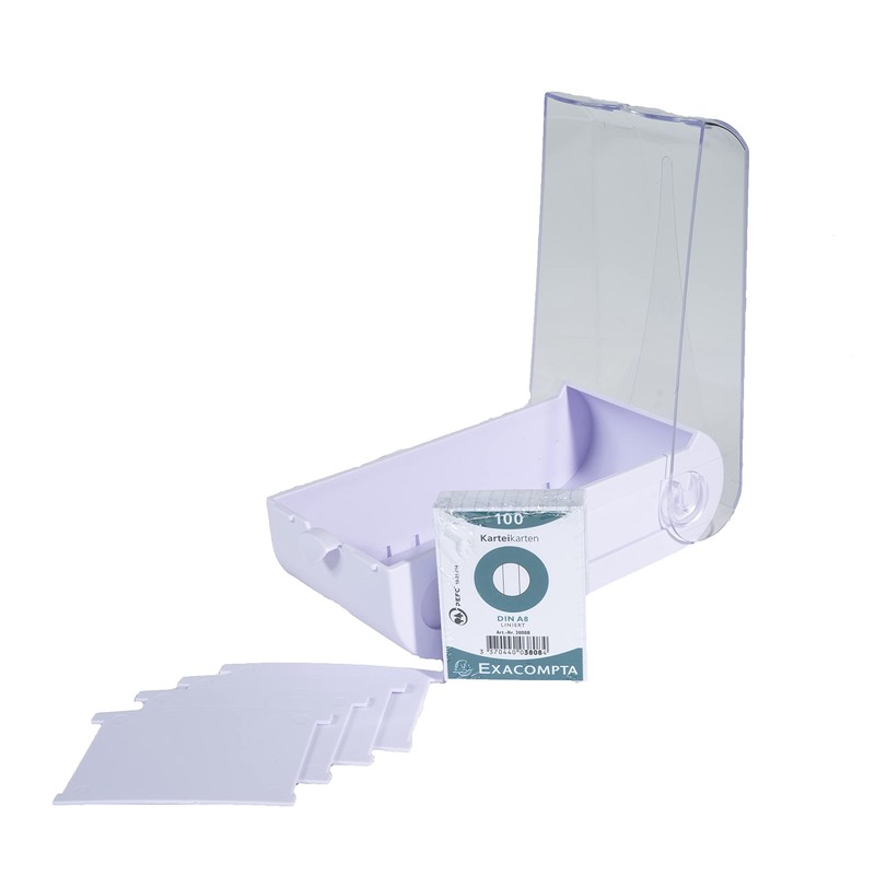 Exacompta Bunnybox Malve 5336423D Flashcard File DIN A8 Landscape Including