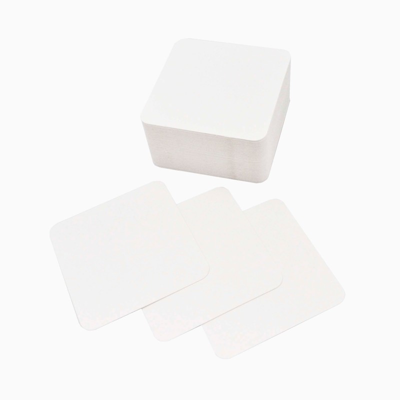 ArtNap CS905F Commercial Paper Coasters 3.5 inches (90 mm), Square