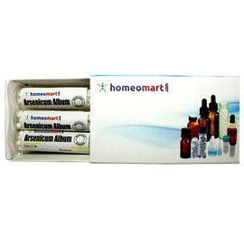 Homeomart.com Arsenicum Album Homeopathy Pellets (Pills) in 50M Potency, Pack of 3