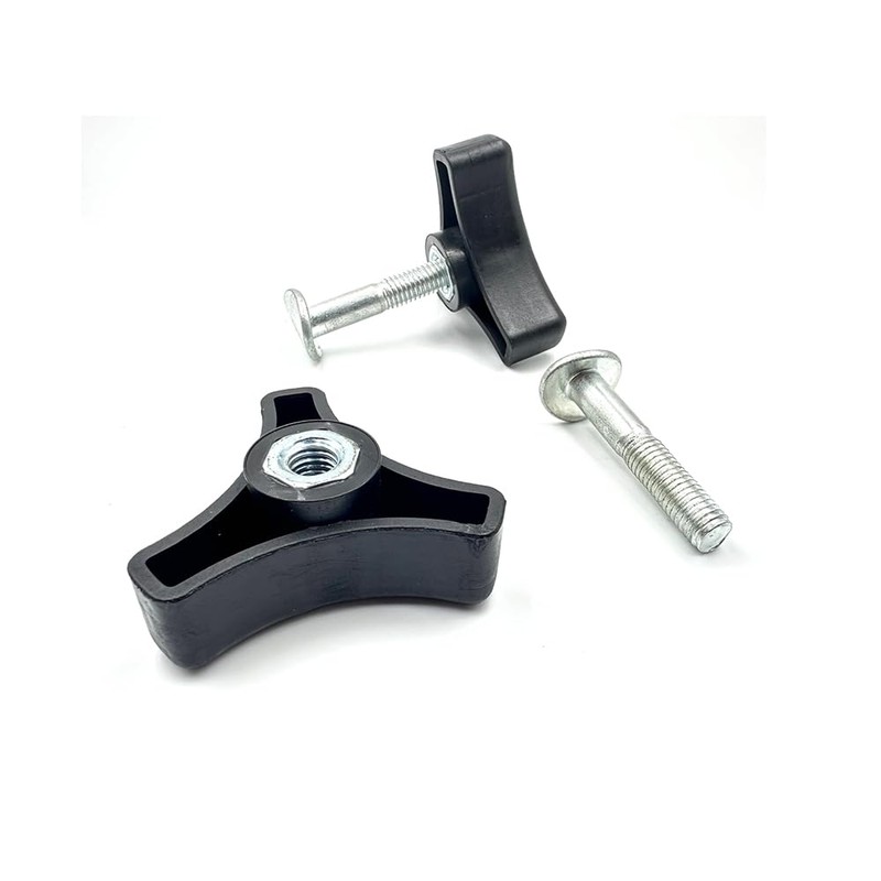 URIMPAVIDO 2PCS Lawn Mower Handle Knob Triangle Handle Knob Nut