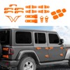 JeCar Exterior Trim Kits Door & Hood Hinge Covers Door