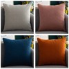 1PC Modern Decorative Velvet Cushion Cover Square Velvet European Pillowcase,