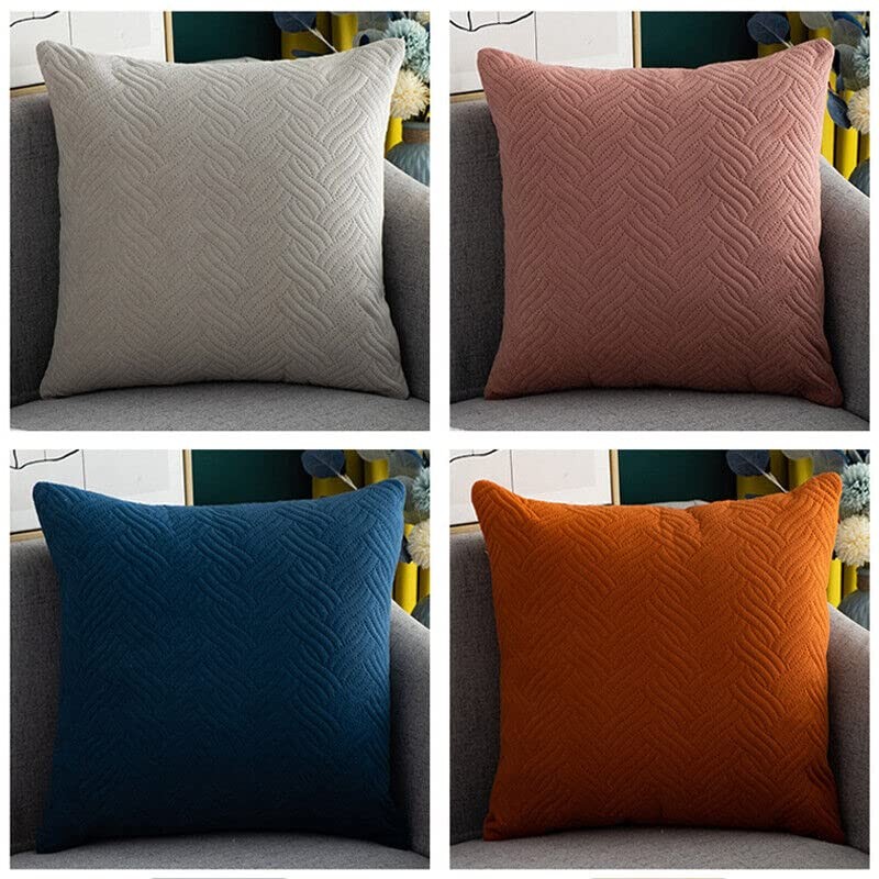 1PC Modern Decorative Velvet Cushion Cover Square Velvet European Pillowcase,