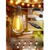 Jerritte 100FT LED Outdoor String Lights with 30 Edison Shatterproof