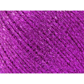 Ice Yarns Fuchsia Pink Shimmer Ribbon Floss 80714 Ice Yarns Metallic Braid Ribbon 25g 174y