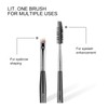ACOSBRUOP Eyebrow and Spoolie Brush, Professional Angled Eyeliner Brush