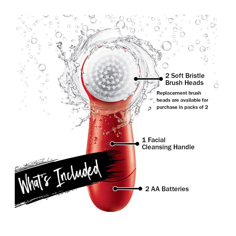 Facial Cleansing Brush by Olay Regenerist, Face Exfoliator with 2