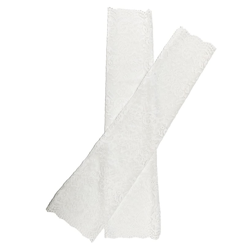 simPLEISURE qa100213 Arm Cover, Full Lace, Sunscreen, Gloves, UV Protection,