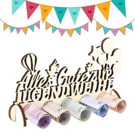 Youth Consecration Gifts Youth Consecration Money Gift Made of Wood Happy for Youth Consecration Money Gifts Creative Decoration Youth Consecration Christening Gifts Boys Girls for Boys Girls Adults