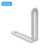 uxcell 6Pcs Adjustable L-Shape Corner Brace with Slot, 3.15 x