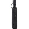 TOTES MINI AUTO OPEN RAIN SUNGUARD UMBRELLA (Black)