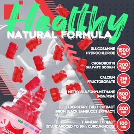 DANEW Pro Glucosamine Chondroitin Gummies strawberry-2pack