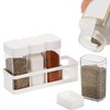 ZOOFOX 12 Pieces Spice Shaker Jars, Plastic Seasoning Shaker Box