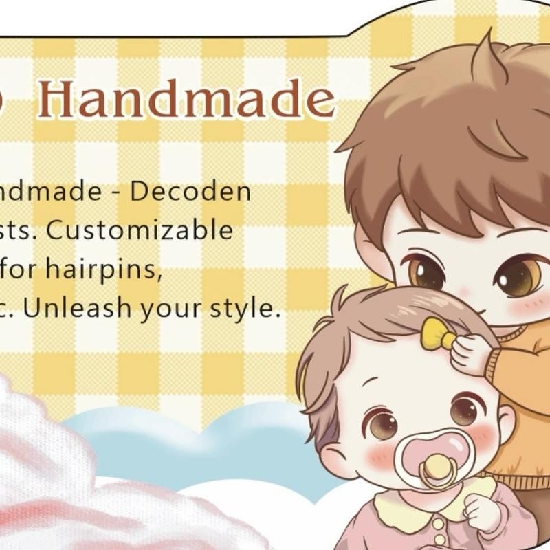 Handmade Decoden Purse - Unique Design with Decorative Elements -