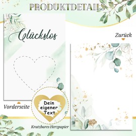 Tenare 5 Sets Scratch Cards to Write Yourself Scratchcards with Envelopes Botanical Lucky Scratch Cards to Design Yourself for Maid of Honour Bridesmaid Questions Pregnancy Announcement