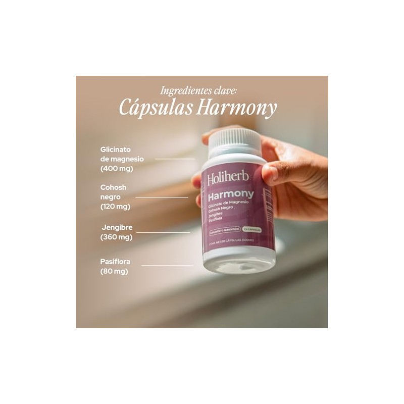 Harmony Holiherb | Suplemento a Base de Cohosh Negro, Jengibre